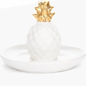 Oak Lane Pineapple Ring Holder Jewelry Tray NIB